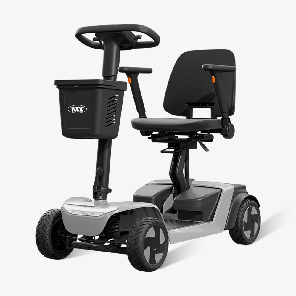 D52 GlideTech Foldable Mobility Scooter – Dual 14Ah Lithium Battery - SKU NO. D52 Export - SPA+B package