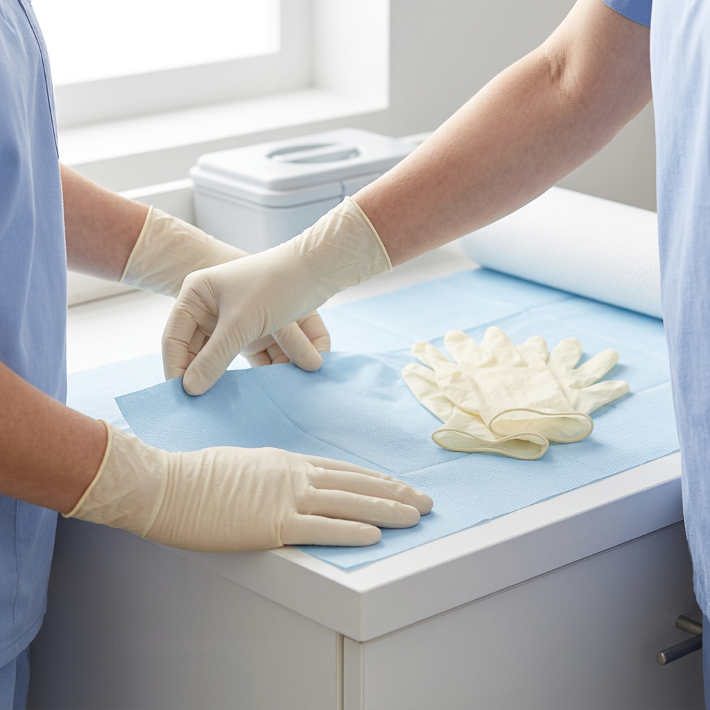 Sempermed Sempercare® Latex Exam Gloves, Medium — Individual Box of 100