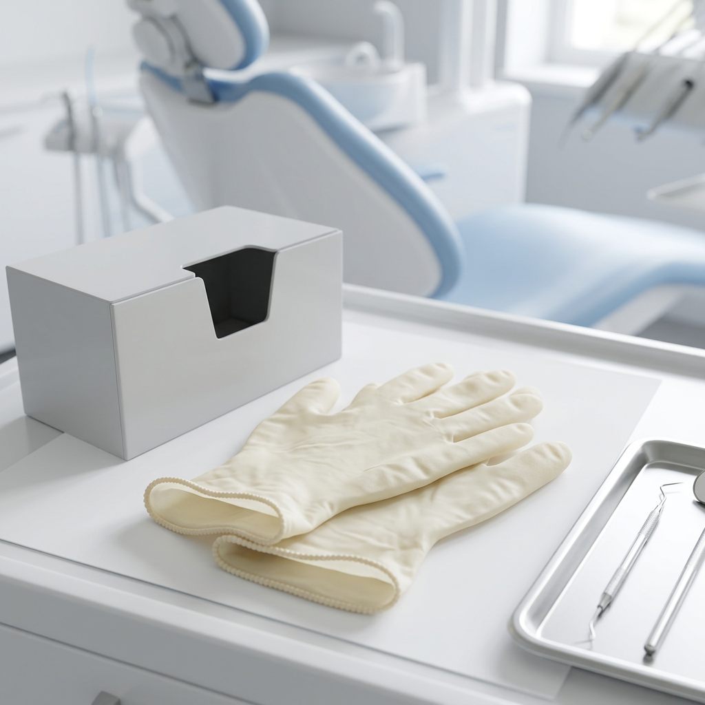 Sempermed Sempercare® Latex Exam Gloves, Medium — Individual Box of 100