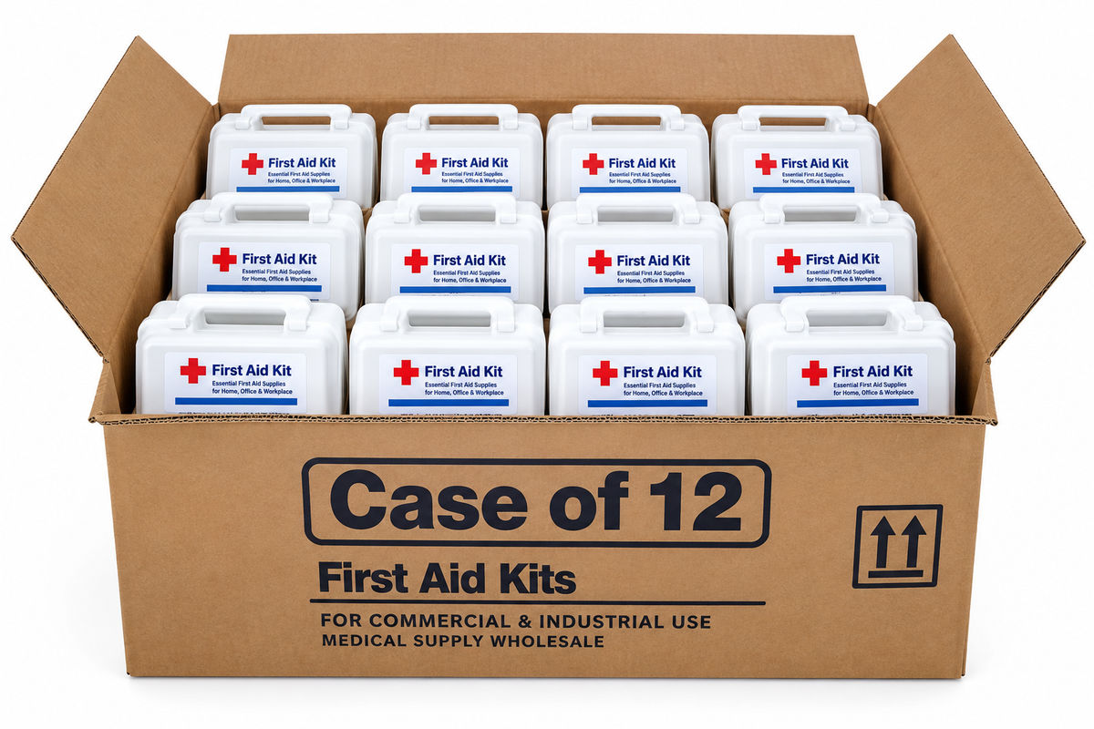 200-Piece First Aid Kit Wholesale Case of 12 units